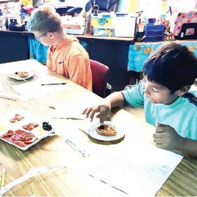 Pizza creations teach biology