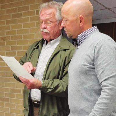 Mayor David Berrong thanked Chris Jones for his two years of service as Clinton’s Ward 1 councilman. City Council says goodbye to Jones