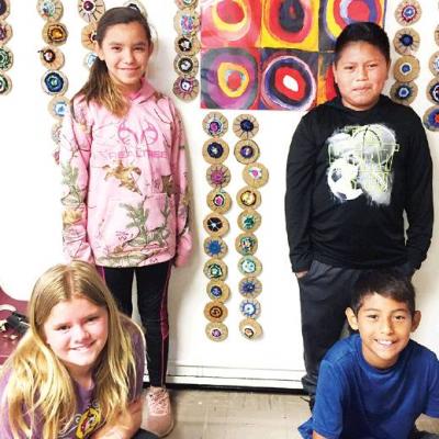 Students combine science, art