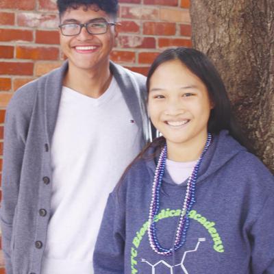 Israel Villanueva and Madelyn Blodgett Villanueva, Blodgett are Red Tornado honorees