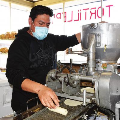 Tortilla producing