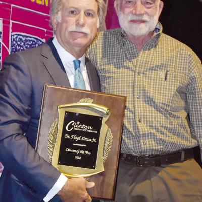 Floyd Simon Jr. Clinton Citizen of the Year