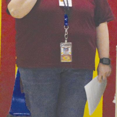 Clinton Public Schools Band Director Ashley House introduces herself to the newest students of the band program at Washington Elementary. CDN | Micah Ashcraft Clinton Public Schools Band Director Ashley House introduces herself to the newest students of the band program at Washington Elementary. CDN | Micah Ashcraft