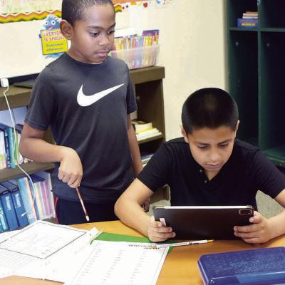 Working, playing together