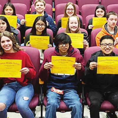 Eighth-grade students recognized at Honor Roll Breakfast