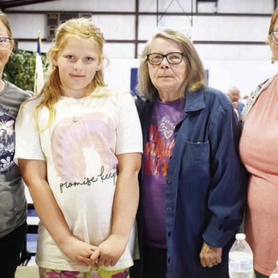 Generations unite for lunch