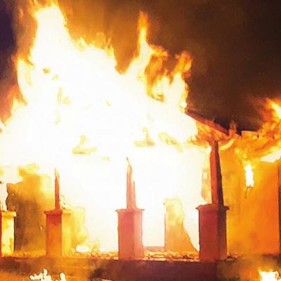 Early morning blaze Early morning blaze