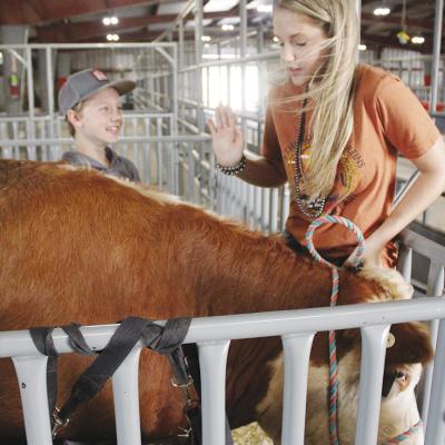 Sharing playful moment