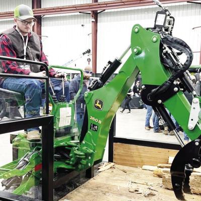 Clinton High School FFA senior Cameron Nickle recently competed in the Western Equipment Mechanical Contest held Jan. 14 at a Western Equipment location in Plainview, Texas. CDN | Bryale Johnson Practical application