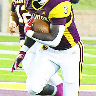 Toting the rock down the field