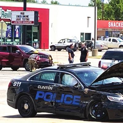 Police officer involved in collision