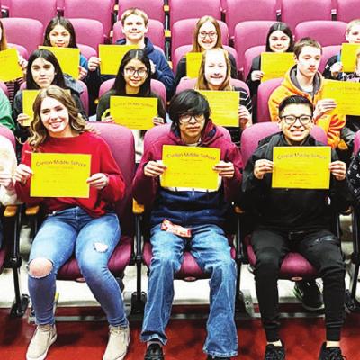 CMS Eighth Grade Principal’s Honor Roll