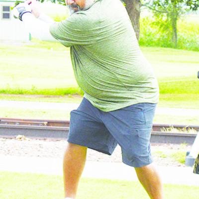 Victor Mendez tees off Thursday morning at Riverside Golf Course. CDN | Sam Goodwyn Riverside Golf Course holding summer tournaments