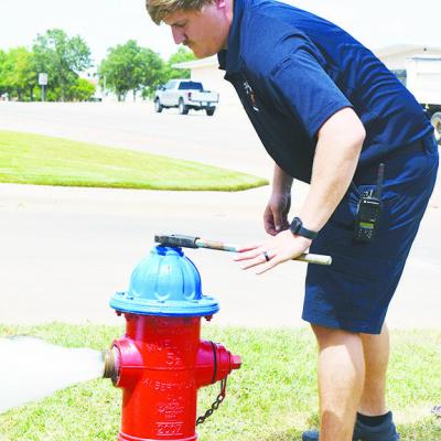 CFD marking hydrants for flow rating