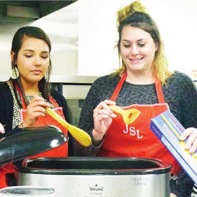 Spaghetti preparation