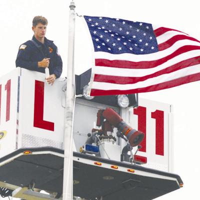 Letting the flag fly