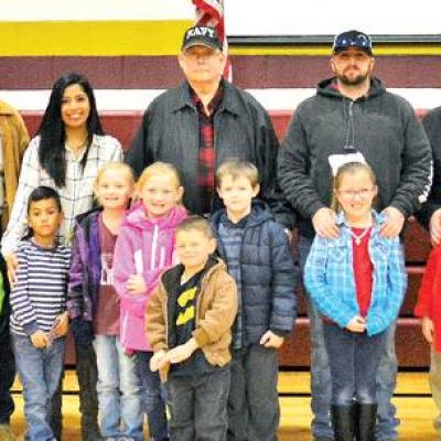 Veteran family members honored at Nance Elementary assembly