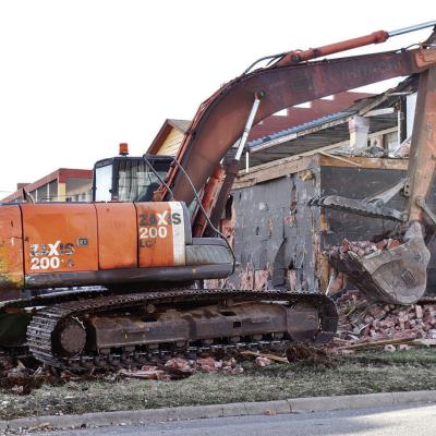 Demolition continues