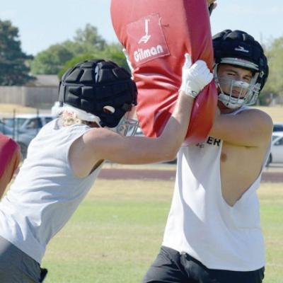 Reds football wraps up two-a-day practices