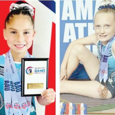 Local youth gymnasts earn top medals