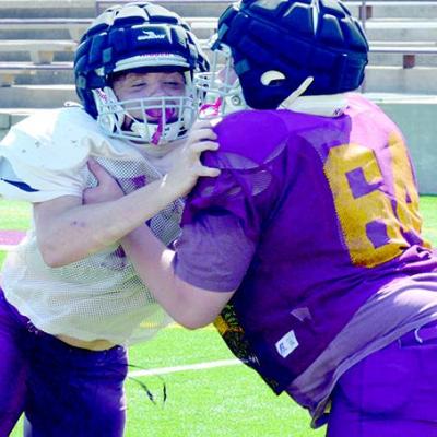 Clinton football gets the pads popping