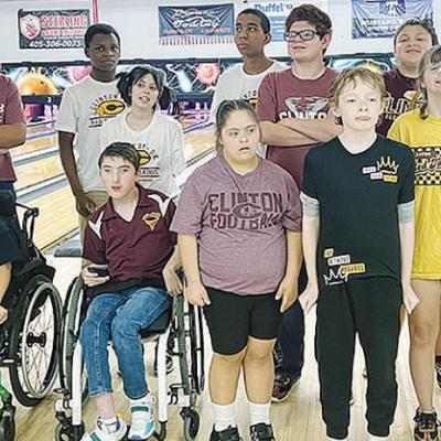 The Clinton Red Tornadoes Special Olympics team