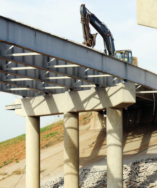 Bridge demolition