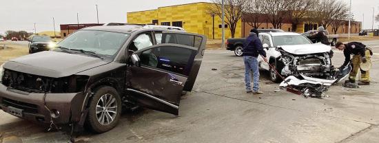 Chilly Friday afternoon crash