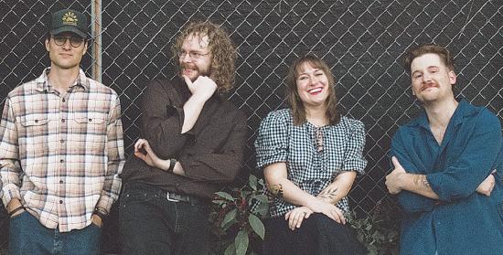 Scout and the Saints are slated to perform a concert at 6 p.m. Saturday in Clinton at Cornerstone Church, as hosted by Rebel Heart Ministries. Band members include, from left, Cash Powell, “Reverend” Ryan Huston, Scout Butler, and Alec Butler. CDN | C