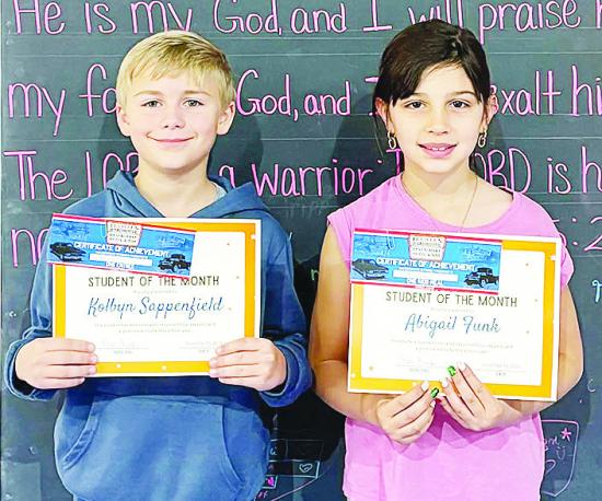 Students of the month