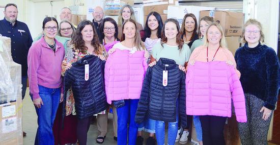 Front from left, Matty Scheck, Nance Counselor Shelby Ray, CHS Counselor Stephanie Bridgeman, Southwest Counselor Ashley Miller, CHS Assistant Principal Rachel Ray, Kaytem Williams; middle, CHS Counselor Casey Perez, WES Counselor Lana Nix, Family Resourc