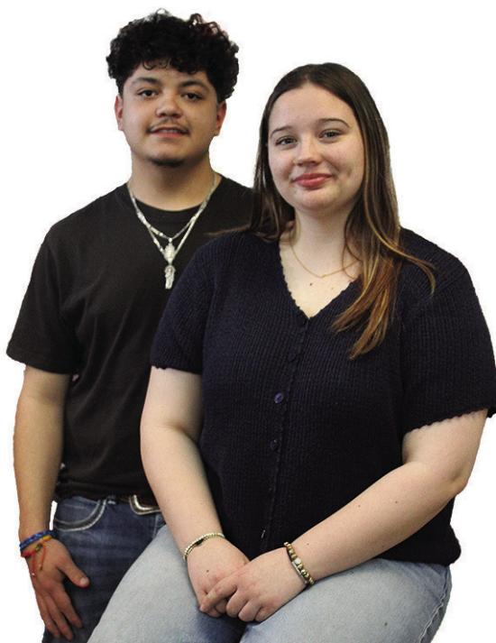 Rene Amaya and Lily Tarkington