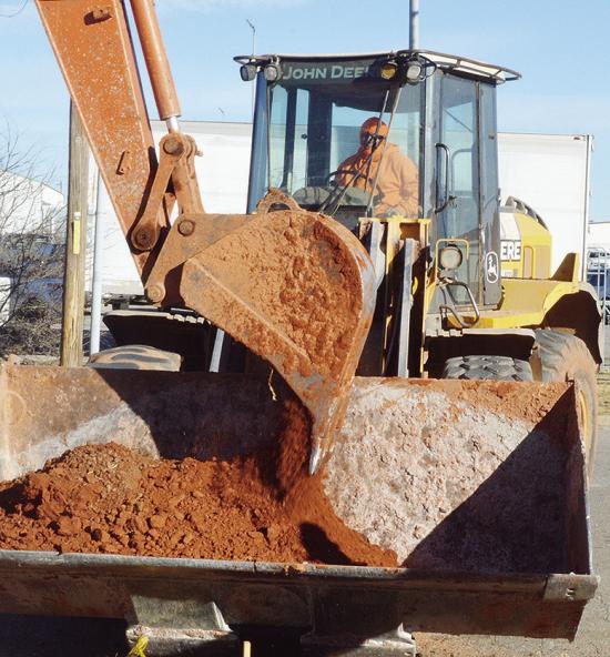 Red dirt on Red Wheat